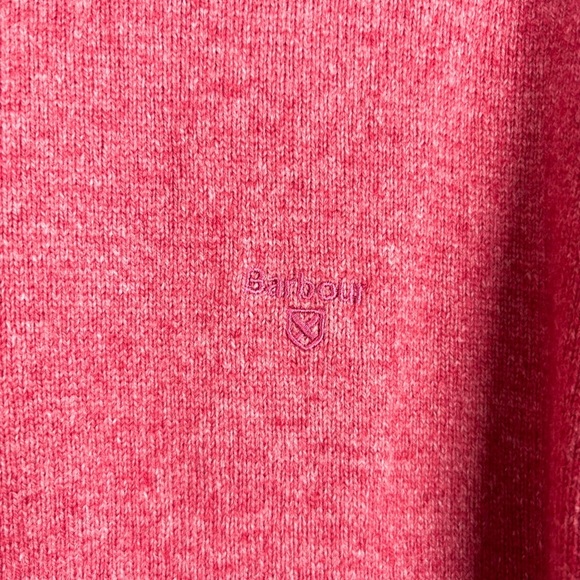 Barbour Men’s Red Wool Blend Crewneck Sweater Sz XXL - Picture 5 of 6